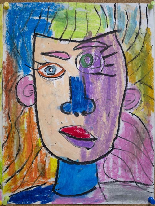 Colorful art.