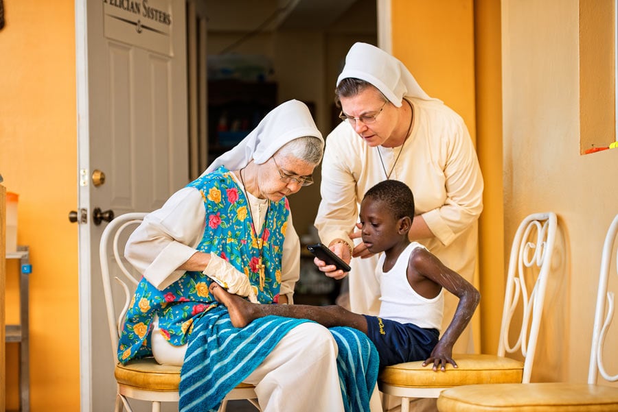 Sr. Mary Angela Parkins, President and CEO of St. Felix Pantry in Rio Rancho, NM.