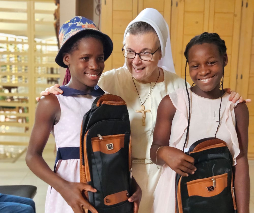 1966 photo of students in Madonna University's nursing program.