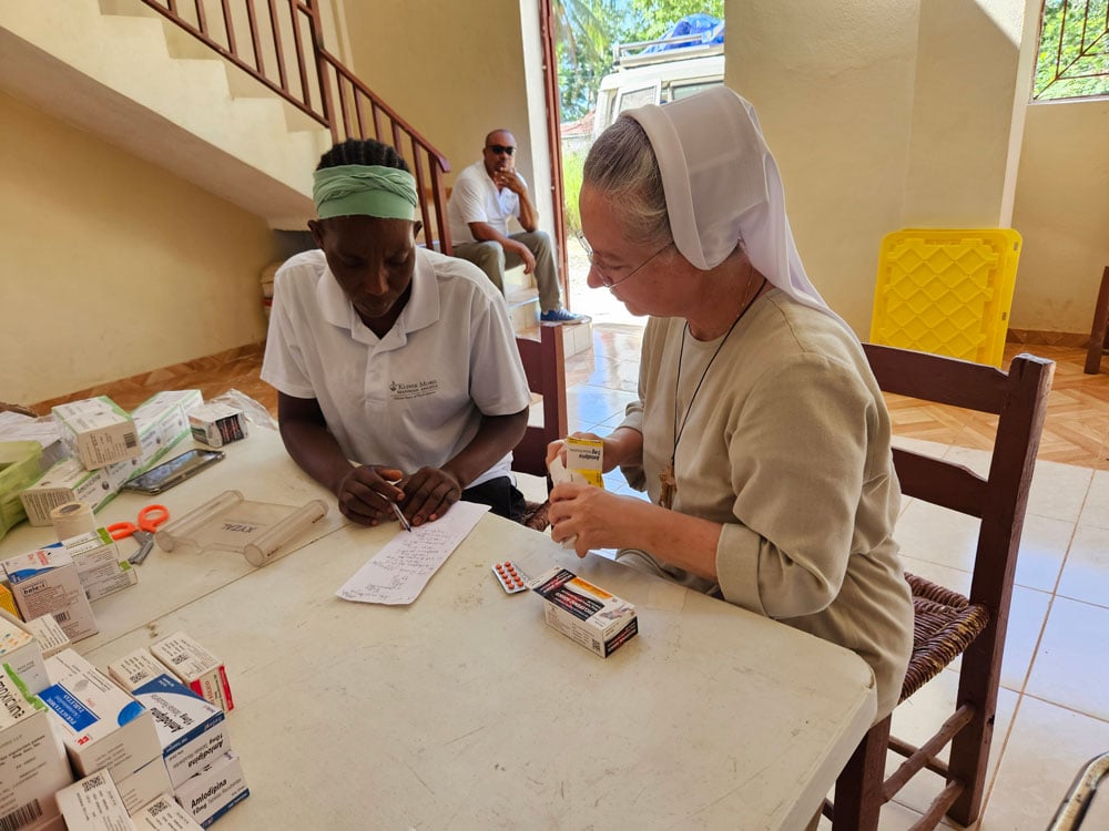 The Mother Angela Mobile Clinic in Haiti serves those in need of medical care.